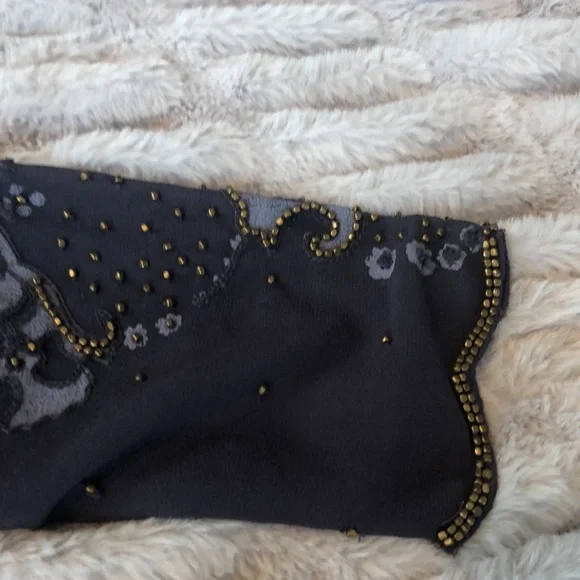 Soft Surroundings Sheer Beaded Cardigan - Picture 8 of 13